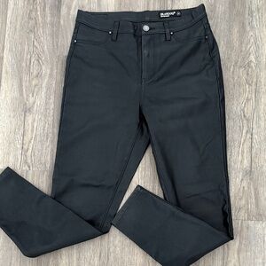 BLACKNYC Women’s Mid Rise Skinny Vegan Leather Pants Size 29